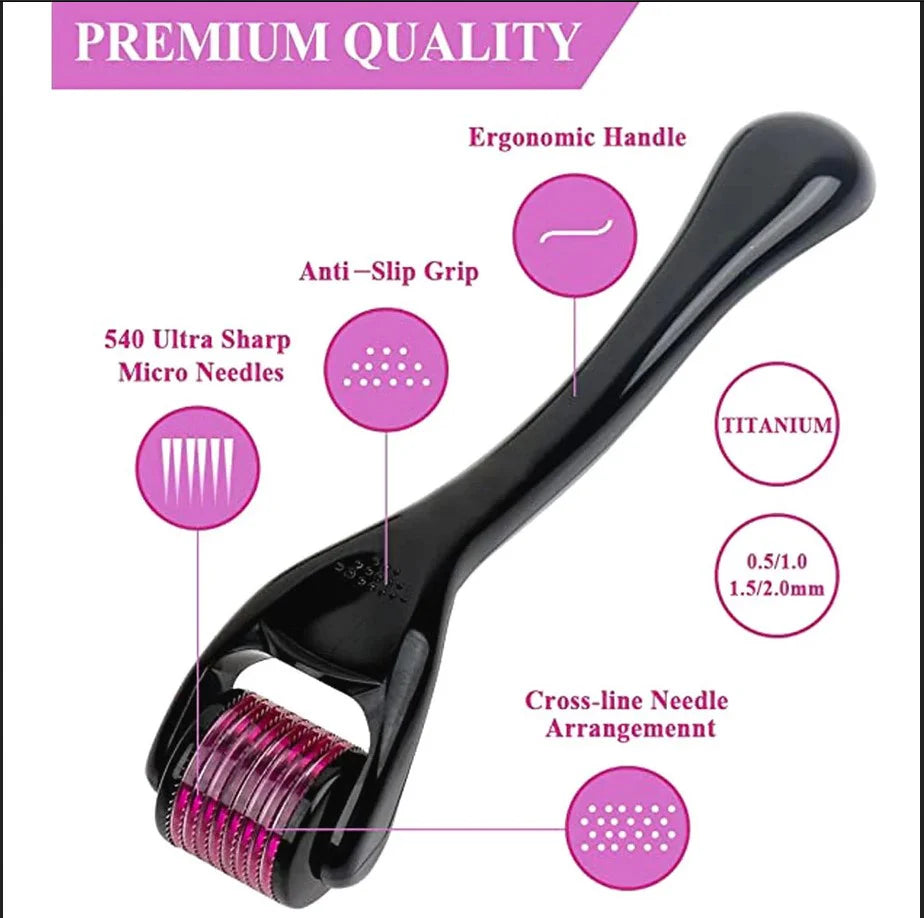 Derma Roller - 540 Needle Cross-Line