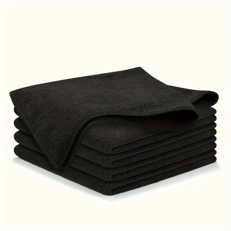 Pack of 2 - Microfiber Black Flat Cleaning Cloth