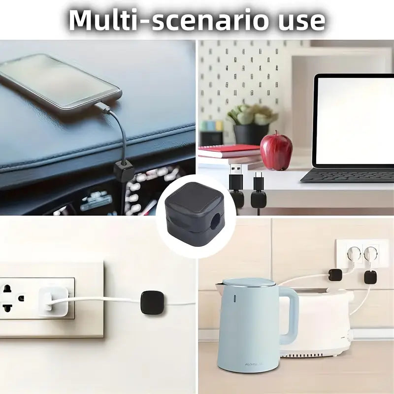 Imported High Quality Magnetic Cable Clips - Pack of 3