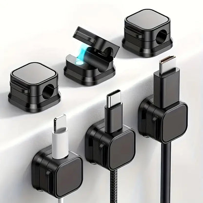 Imported High Quality Magnetic Cable Clips - Pack of 3