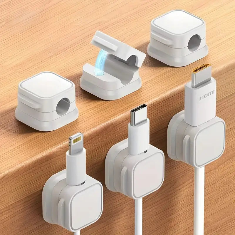 Imported High Quality Magnetic Cable Clips - Pack of 3