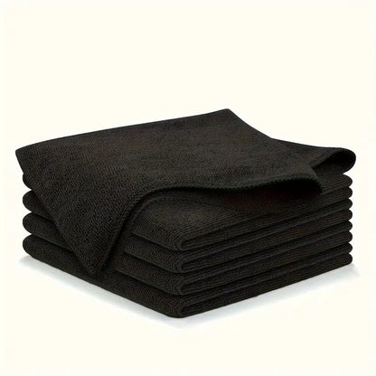 Pack of 2 - Microfiber Black Flat Cleaning Cloth