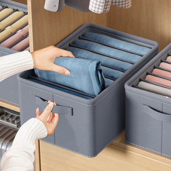 6 Grids Washable Wardrobe Clothes Organizer