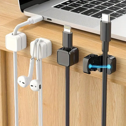 Imported High Quality Magnetic Cable Clips - Pack of 3